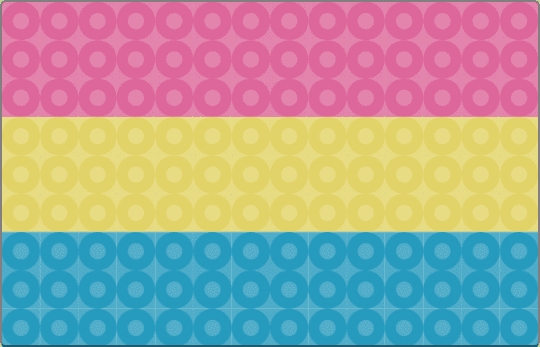 Pansexual Perler for necklaces - pink,yellow,light blue