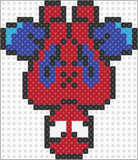 Spiderman Lichtschalter - red