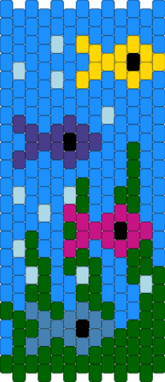 Fishies - green,light blue