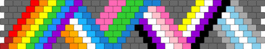 All my pride flags! (including queer)-QUEER,AROACE,POLYSEXUAL,GENDERFLUID,NON-BINARY, AND DEMIBOY - gray,light blue,pink,colorful