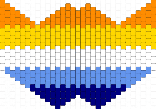 Aroace mask - orange,yellow,light blue