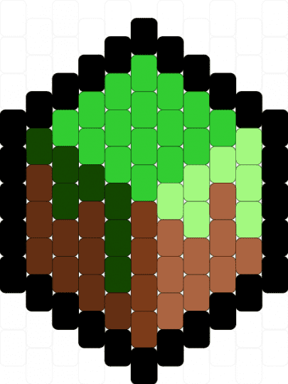 Minecraft block - green