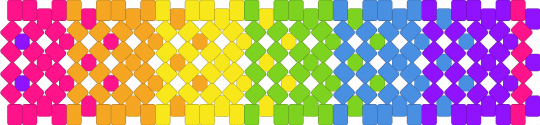 Rainbow Cascade - purple,yellow,light blue,colorful,rainbow,x base