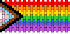 progress flag cuff - progress,pride,flag,cuff,community,colorful,rainbow