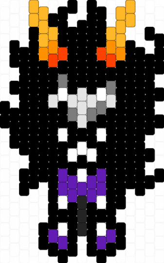 [Silly little Kurloz] - black,orange,purple,homestuck,character