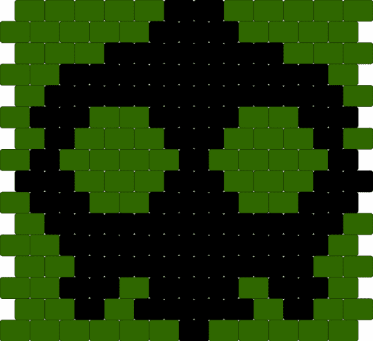 Doom Aspect Belt Panel - black,green