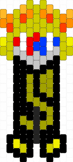 51LLY L177L3 M17UN4 (Mituna) - black,yellow,gold,homestuck,character
