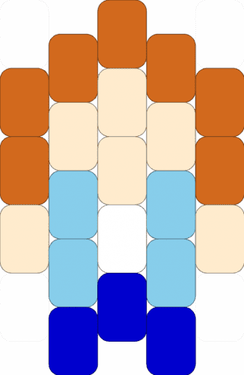 Max mini v.1 - beige,orange