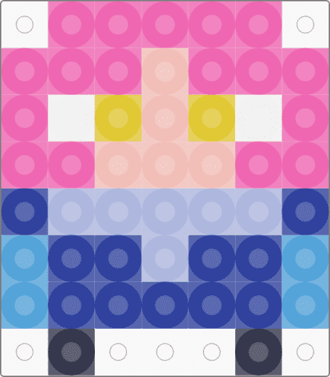 Mizi alnst my clematis mini perler bead - pink, purple