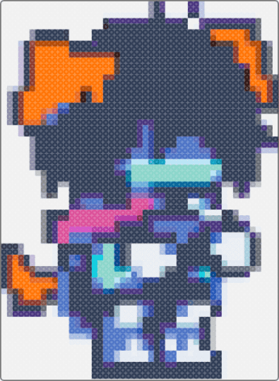 KRISSY - blue, orange, purple