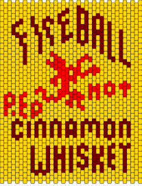 fireball cinnamon whiskey - fireball,whiskey,alcohol,cinnamon,logo,panel,text,yellow,red