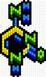 3d flat cytosine - cytosine,molecule,chemistry,science,charm,yellow,blue,green