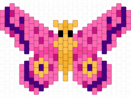 Jiminy butterflies bear ghost - butterfly,insect,jiminy,bear ghost,album,music,winged,pink,yellow