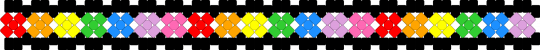 Colorful x base - black,pink