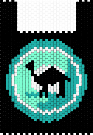 camel crush bag front - teal