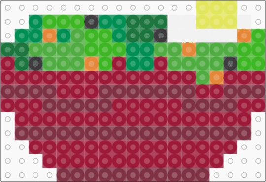 Yummy Salad (Challenge of the Day) - brown, green, red