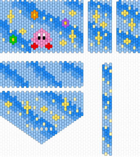 kirby bag - light blue