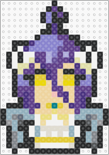 Lady albedo - purple,yellow,beige,light blue