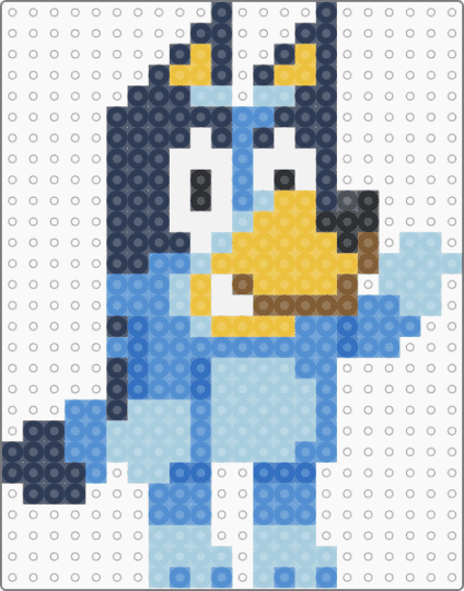 BLUEY - purple,light blue