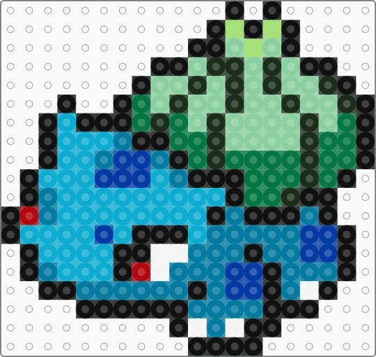 POKEMON · BULBASAUR - blue,light blue,teal