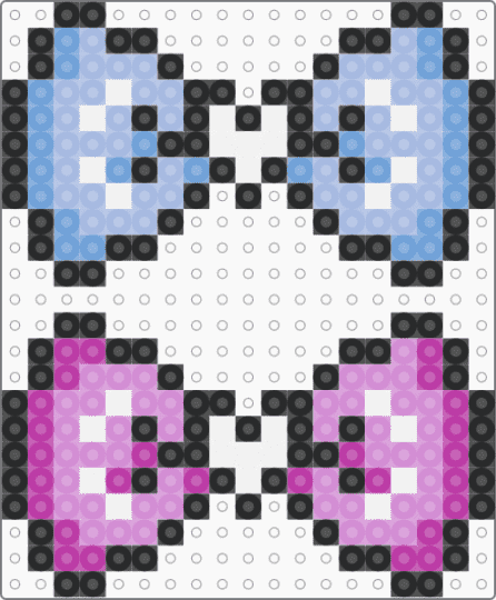 Kangel bow! 💖 - light blue,pink