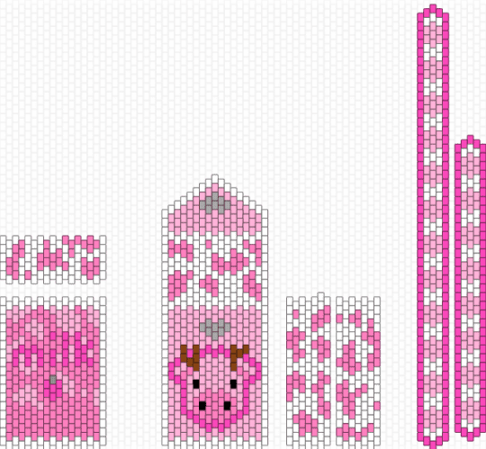 Strawberry milk bag - pink