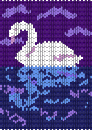 Swan - purple