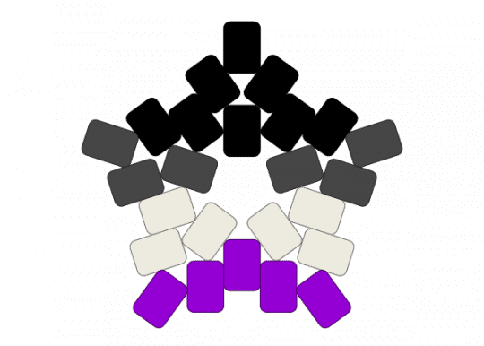 Acesexual - brown, purple