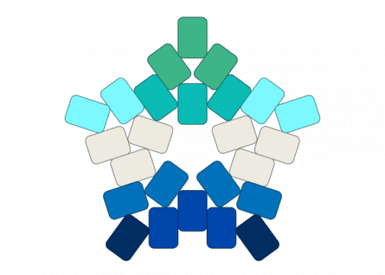 Gay star - blue