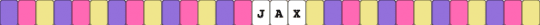 TADC jax single - purple,pink,yellow