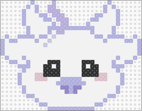 cute lavander cow - white,pink