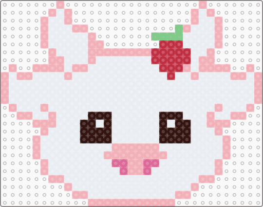 strawberry lil cute cow - white,beige