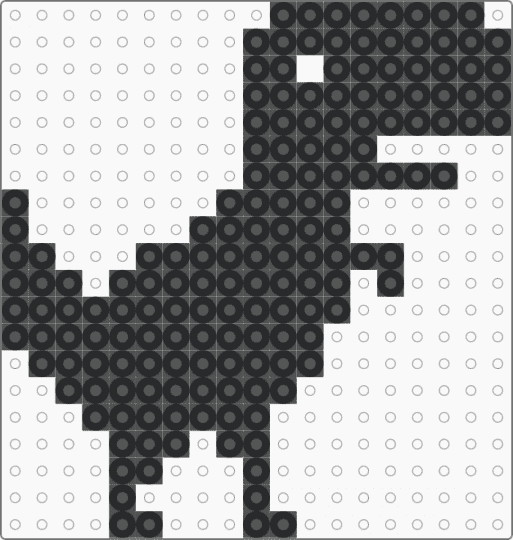 google offline t-rex - black