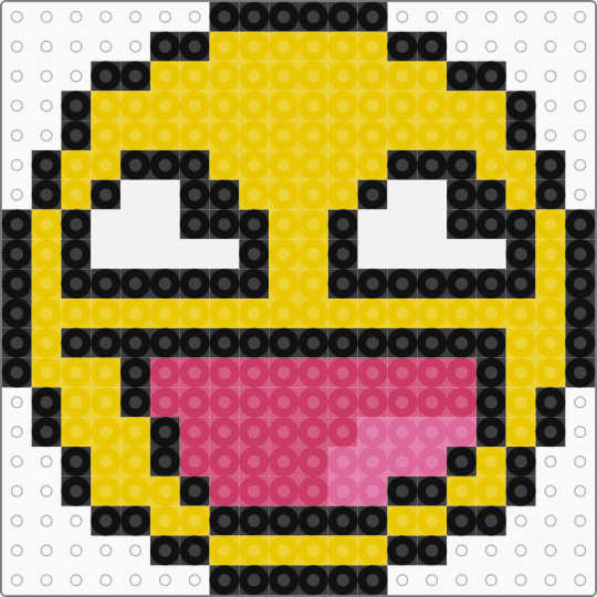 EPIC FACE - pink, yellow