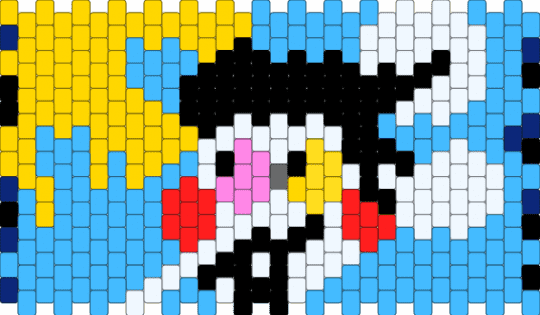 Spamton cuff - yellow,light blue,big shot,spamton,spamtenna,pink and yellow,old man yaoi,yaoi,pride month,deltarune