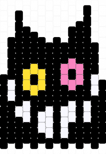 Friend - black,white,yellow,pink,friend inside me,deltarune,friend