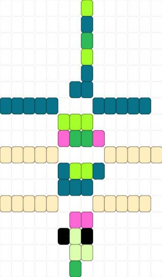 Pilby Lizard - green,beige,teal,regretevator,pilby,lizard,pilby regretevator