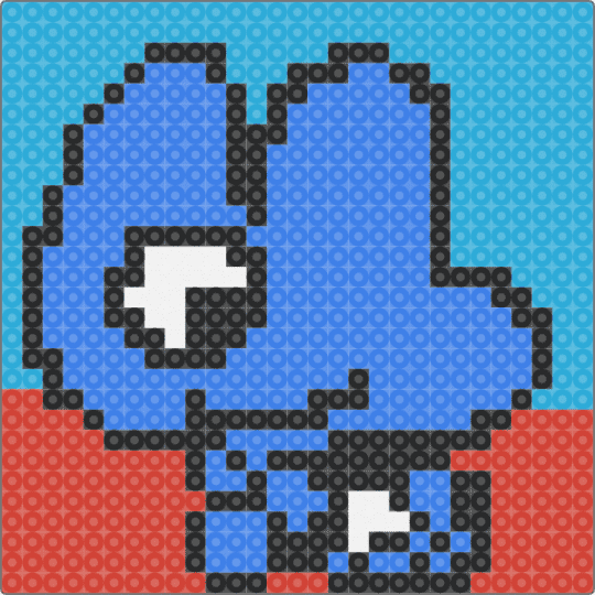 silly four! - blue,light blue,four,4,four bfb,bfb,tpot,four tpot,bfdi,battle for dream island
