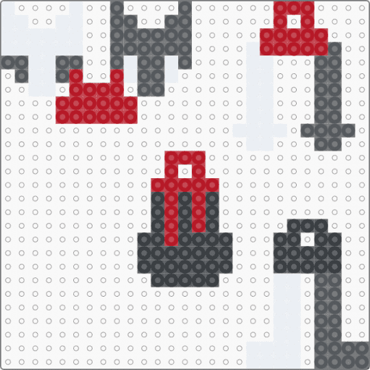 Razzle and Dazzle dangle charm - gray,red,dandys world,dw,rnd,razzle and dazzle,charm,dangle charm,rnd charm,rizz and dizz