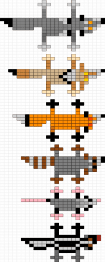 The Whole Gang - gray,beige,orange