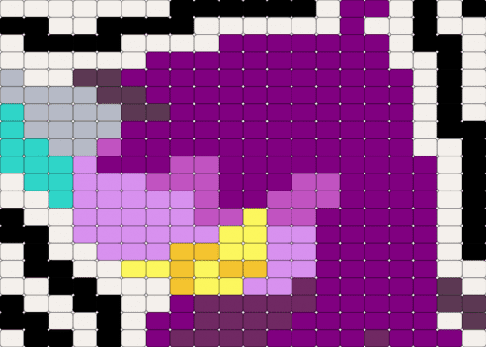 susie tapestry with black and white backround - deltarune, pink, susie, susie dektarune, tapestry