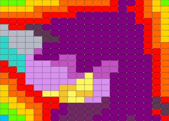 Susie tapestry - deltarune, deltarune tapestry, panel, pink, red, susie, susie deltarune, susie deltarune tapestry, susie tapestry, tapestry