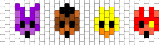 FNAF cuff - white,red,yellow,fnaf