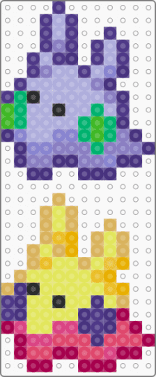 Goomy Sprites - Mini Artkal C - pink,purple,yellow