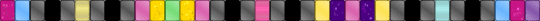 Abstract single - black, pink, yellow