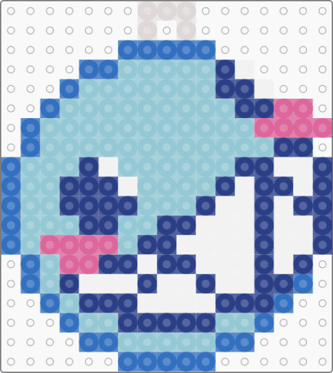 Bubble Charm - blue,light blue