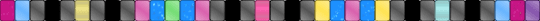 Abstract single - black,pink,light blue
