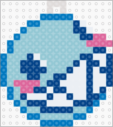 Bubble Charm - blue, light blue