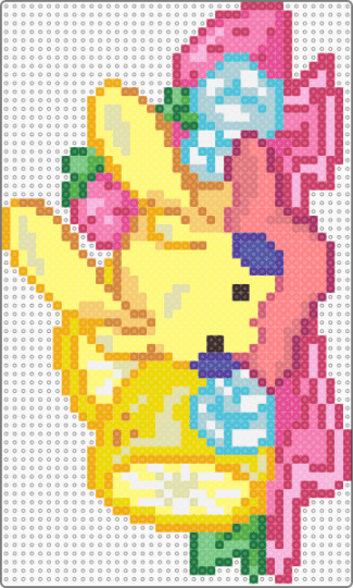 Strawberry Lemonade Goomy - orange,pink,yellow,goomy,shiny,pokemon,strawberry,lemonade,lemon