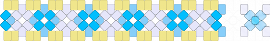 Noelle Rotator Base - light blue, yellow